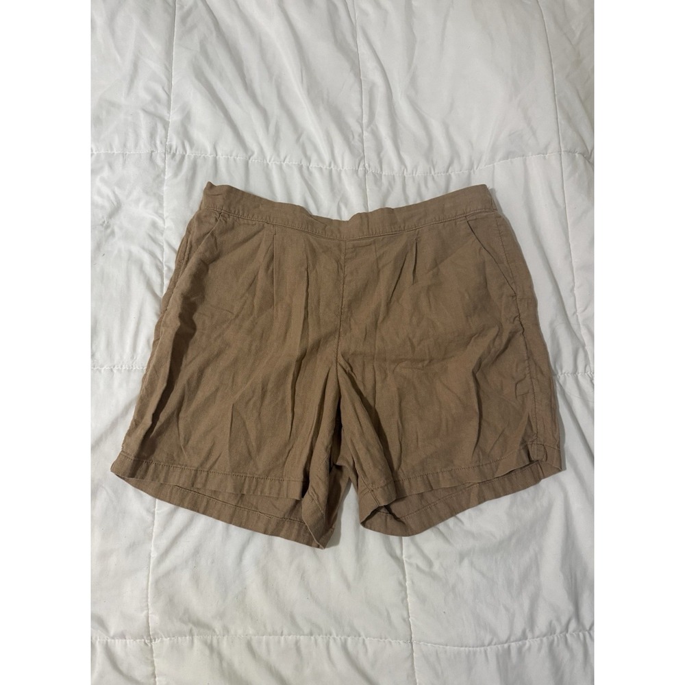 Croft & Barrow Linen Blend Women's Shorts Size XL